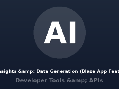 AI Insights & Data Generation (Blaze App Feature)