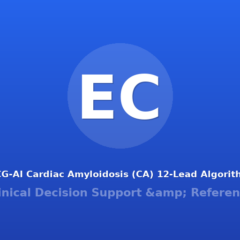 ECG-AI Cardiac Amyloidosis (CA) 12-Lead Algorithm