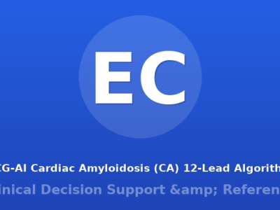 ECG-AI Cardiac Amyloidosis (CA) 12-Lead Algorithm